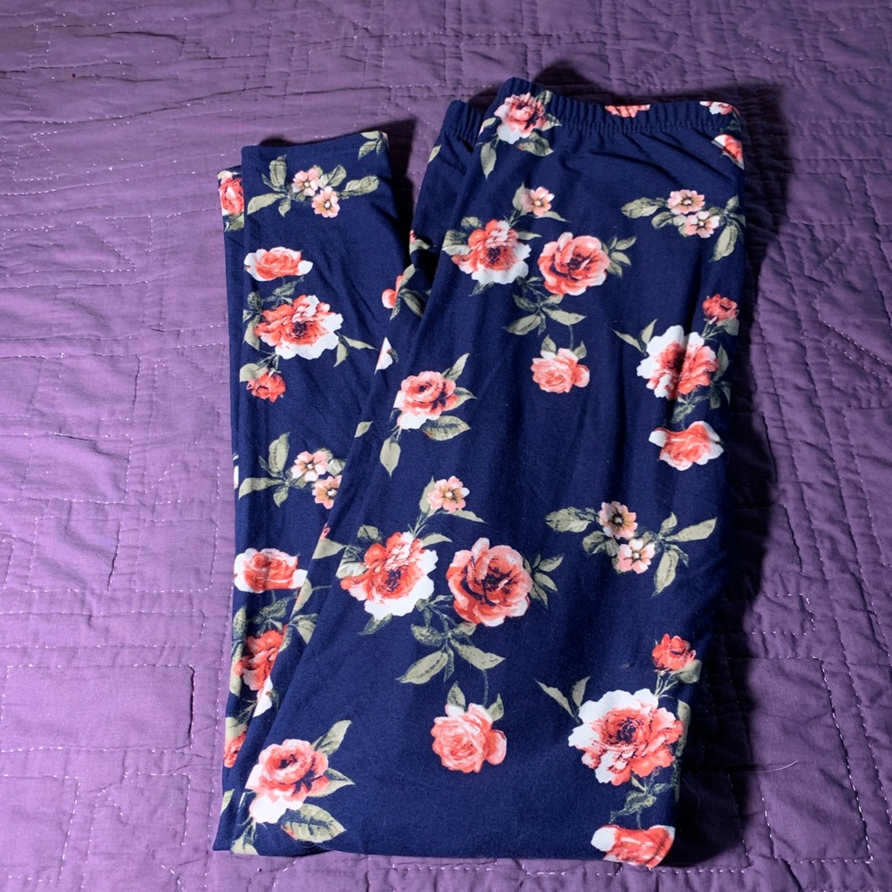 Floral leggings xl